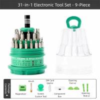 Juego de destornilladores de precisión Torx, Kit de herramientas de reparación hexagonales ranuradas, destornillador magnético de acero inoxidable, reparación de portátiles - details 17