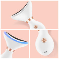 Dispositivo de belleza EMS para cuello Facial, dispositivo de microcorriente, fotón LED, reafirmante, rejuvenecimiento, antiarrugas, Delgado, doble mentón, masajeador de estiramiento Facial - details 8