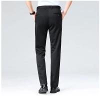 Pantalones informales elásticos para hombre, pantalones de traje de negocios, pantalones de vestir transpirables para primavera y verano, pantalones de trabajo de longitud completa para hombre - details 13