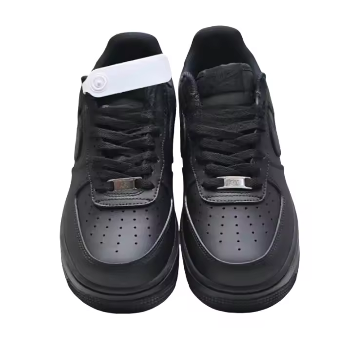 Dutrieux Zapatillas Clásico Blanco Negro AF1 Zapatillas Casual Hombre y Mujer Al Aire Libre - 1