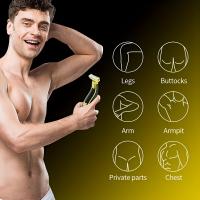 Afeitadora eléctrica recargable para hombres, maquinilla de afeitar para Barba, recortadora corporal, máquina de limpieza para el cuidado facial del cabello, regalos de vacaciones - details 5
