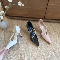 Tacones altos nuevo diseño de nicho temperamento pies no cansados ​​diamantes de imitación blanco stiletto zapatos de boda hueco sandalias - details 46
