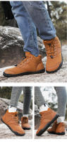 Zapatos de algodón cálidos de terciopelo impermeables antideslizantes zapatos de cinco dedos descalzos de suela gruesa para mujer - details 35