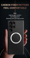 Funda Magnética de Fibra de Carbono para Teléfono Móvil Galaxy S24 S23 S22 Ultra Plus Resistente a la Caída Protección Set - details 8
