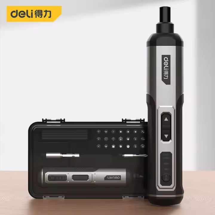 Alicate Eléctrico Inalámbrico Deli de Gran Potencia 2000mAh Batería 4V Herramientas Eléctricas Set de Reparación Doméstica Herramienta de Rotación - 1