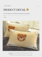 Juego de funda de edredón de terciopelo con funda de almohada, ropa de cama gruesa y cálida de invierno, edredón doble, tamaño Queen, Color sólido - details 11