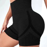 Nuevos pantalones cortos deportivos de Yoga sin costuras para mujer, mallas de cintura alta para realzar el trasero, mallas de gimnasio para correr, ropa deportiva elástica - details 8