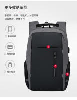 Bolso para ordenador portátil de negocios para hombre, mochila USB multifunción, mochila de gran capacidad. - details 9
