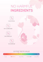 FENYI Japón Cherry Blossom Limpiador facial Sakura Control de aceite Lavado facial Limpieza profunda 50 g - details 9