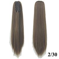 Accesorios para el cabello de fibra resistente al calor para mujer, extensión de cabello, cola de poni, peluca larga y recta, pinza para cola de caballo - details 12