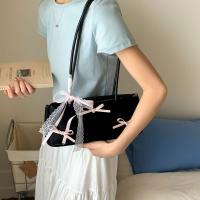 Bolso de mano francés dulce para compras, cinta de estilo coreano para mujer, bolso para axila, bolso de viaje de cuero PU de alta calidad - details 14