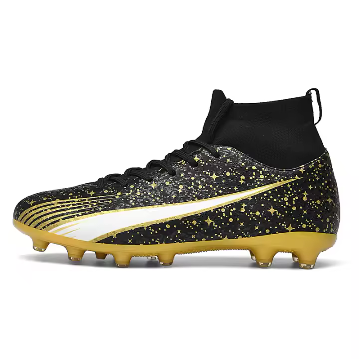 Zapatos de fútbol con tacos para niño grande, zapatillas de entrenamiento profesional, césped, pinchos altos, Unisex - 1