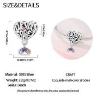 Abalorio Original de Plata de Ley 925 para mujer, abalorio de alta calidad adecuado para pulsera DIY, cuentas de amor para el Día de San Valentín, regalos de joyería para fiesta, nuevo - details 6