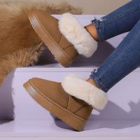 Botas de nieve para mujer, botines planos cálidos de invierno, zapatos de señora - details 5