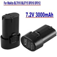 Batería de herramienta eléctrica para Makita 7,2 V 3000 mah BL7010 BL0715 DF010 DF012 DF022 7,2-4 194355-2 194356-3. - details 0