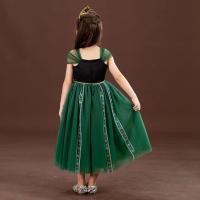 Disfraz de princesa Anna verde para niñas pequeñas, disfraz de Halloween, vestido elegante para fiesta de cumpleaños, vestido de carnaval - details 10