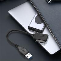 Cable adaptador de unidad óptica USB 3,0 a 7 + 6 13Pin Slimline SATA para ordenador portátil, CD/DVD ROM - details 2