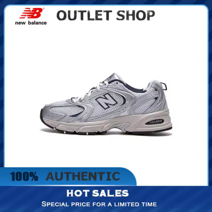 Leten 【100% AUTÉNTICO】 NB 327 Sier " Zapatillas MR530KA Zapatillas deportivas de moda unisex para hombres y mujeres Zapatos de trabajo - 1