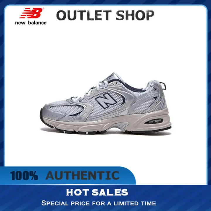 Leten 【100% AUTÉNTICO】 NB 327 Sier " Zapatillas MR530KA Zapatillas deportivas de moda unisex para hombres y mujeres Zapatos de trabajo - 1