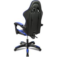 Lumbar y Cervical Altura Ajustable, Reposabrazos Acolchados, Ruedas 360 °    Ideal para Oficina, - details 2