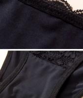 Tanga de Encaje Sexy para mujer, Ropa Interior de baja altura, Lencería de amor secreto, diamantes de imitación - details 7