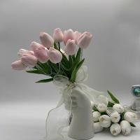 Lámpara LED de noche de tulipán, lámpara de mesa de flores artificiales, ramo de flores simuladas, ramo decorativo - details 16