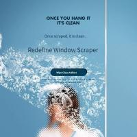 Limpiador de Vidrio Giratorio 360 Grados Porta de Silicona Rascador de Espejo de Baño - details 0