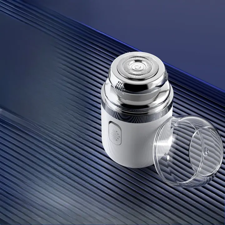 Mini Afeitadora Eléctrica Portátil Carga Recargable para Barba Afeitadora de Belleza para Hombres - 1