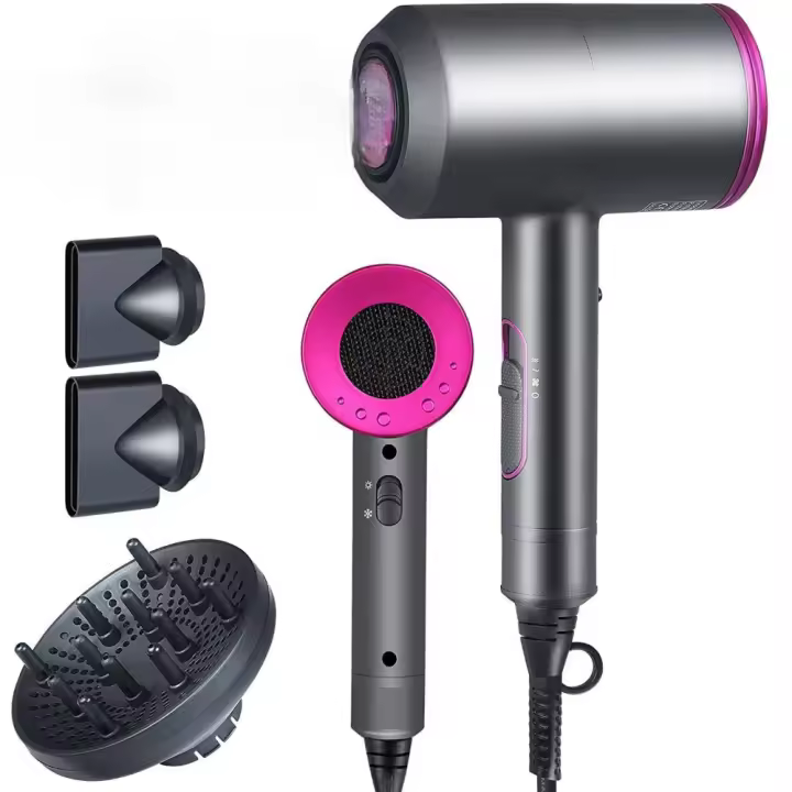 Secador De Pelo "Super Hair Dryer", Iónico Profesional Para El Cuidado Del Cabello, Potente Viento Cálido/frío - 1