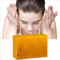 Jabón brillante de ácido kójico de cúrcuma y limón, jabón hecho a mano, loción hidratante iluminadora, jabón Facial corporal - details 2