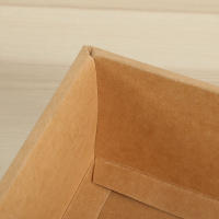 Caja de Papel Kraft para regalo de Navidad, caja de exhibición para dulces, pasteles, jabón, galletas, cupcakes, Baby Shower, boda - details 8