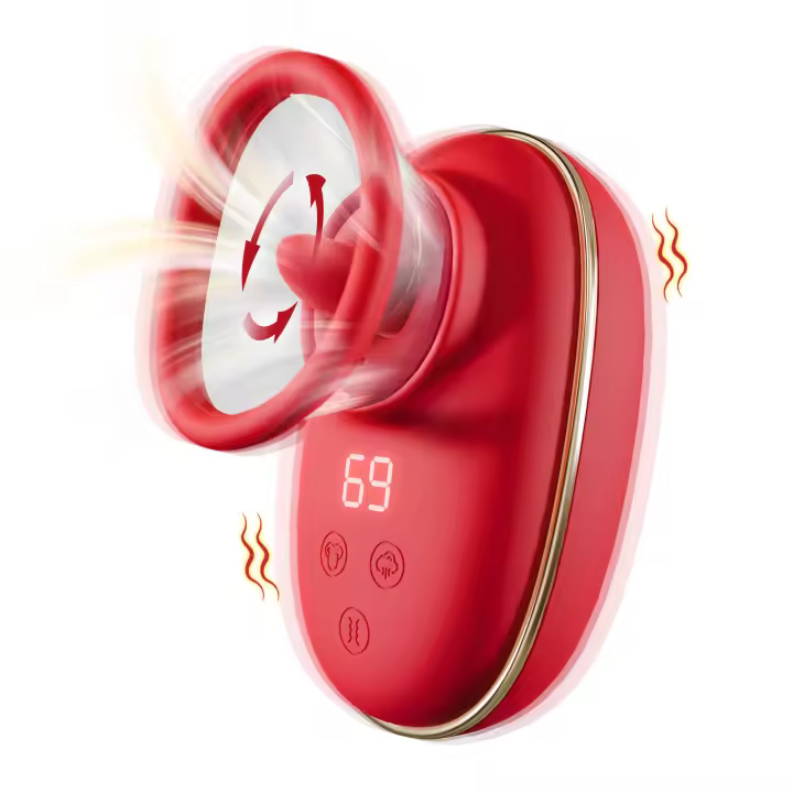 Vibrador 3 en 1 para lamer al vacío para mujer, masajeador de punto G, estimulador de clítoris, succionador de pezón, consolador de empuje, Juguetes sexuales para adultos - 1
