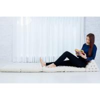 Cómodo Colchón De Suelo con Cojín De Lectura, Futón Japonés, Cama Plegable O Esterilla De Masaje Tailandés, 170 x 53 cm, Azul Claro - details 302