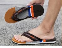 Zapatillas de hombre de alta calidad, zapatillas informales de moda para interiores, zapatillas de espiga, chanclas transpirables de playa para verano y exteriores, Zapatillas de casa - details 9