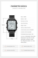 SKMEI-reloj Digital deportivo para hombre, cronómetro con contador de pasos, cálculo de calorías, Cuenta atrás, calendario - details 18