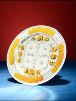 Manzapan tibetano Xizang, mesa interior para el hogar, mandala Fengmanchaluo, ocho adornos de placa de manda tallados auspiciosos - details 0