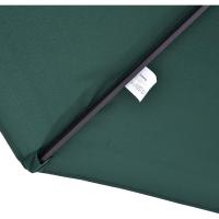 Parasol Doble para Jardín Sombrilla Gigante Anti UV con Manivela Tamaño 4,55x2,65x2,38 m Color Gris - details 44