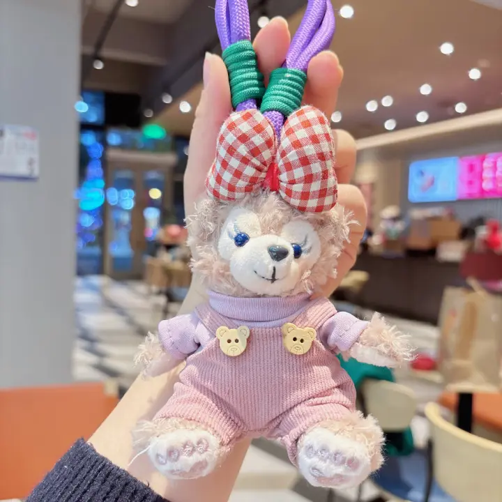 Nuevo llavero lindo de muñeco de peluche para parejas, adornos colgantes, regalo dulce - 1