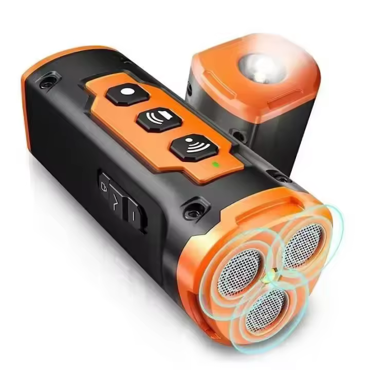 Controlador de Perro recargable con LED interior, antiladridos Dispositivo ultrasónico, Tapon de ladridos de Tres Cabezas para entrenamiento, novedad de 2025 - 1