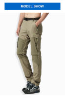 Pantalones de Senderismo Impermeables para Hombres Secado Rápido Desmontables Transpirables - details 7