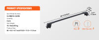SucceBuy Barras transversales universales para portaequipajes, barras transversales de aluminio de alta resistencia, barras transversales de techo ajustables con cerraduras - details 6