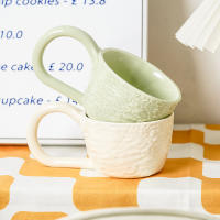 Sentido artístico simple taza de cerámica nórdica ins viento personalidad creativa de gama alta taza de agua para el hogar taza de café - details 4