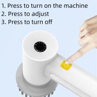 Cepillo de limpieza eléctrico, herramienta multifuncional para la limpieza de baños y cocinas domésticas, cepillo de limpieza eléctrico inalámbrico de mano. Equipado con resistencia al agua IPX6. - details 2