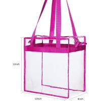 BAGAIL Bolsas Transparentes Aprobadas por el Estadio Bolso de Mano Transparente con Cierre de Cremallera Bandolera Bandolera con Correa Ajustable - details 45