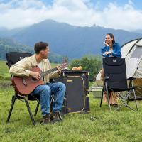Silla de Camping Adulto 150kg Silla de Jardín Plegable Portátil de Alta Resistencia Respaldo Alto Silla Reclinable de 4 Posiciones para Campamento Picnic Jardín Caravana (1 Pc, Azul) - details 8