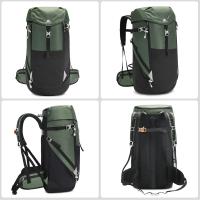 Mochila de montaña impermeable de 50l para hombre y mujer, bolsa de hombro para deportes al aire libre, mochila táctica para corbata - details 1