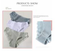 3 unids/set de bragas de algodón para mujer, M-2XL de tiro bajo, ropa interior de encaje de retales a la moda, calzoncillos suaves para mujer, lencería 2022 - details 8