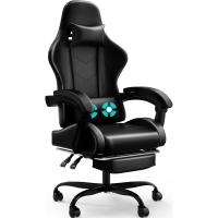 Silla Oficina con Reposapiés,Juego de Carreras con una Carga de 150 kg, Respaldo Ajustable Alto - details 0