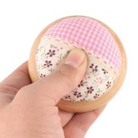 Alfiletero de algodón con estampado Floral, costura artesanal, Porta agujas, alfiler, cojín, suministros de costura para el hogar, almohada de aguja - details 5