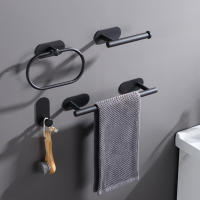 Elegante Juego de Anillos de Toalla de Acero Inoxidable de 4 Piezas Resistente a la Oxidación, Carga Máxima 10kg, Montaje en la Pared - details 8
